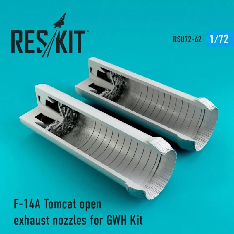 Buses d'échappement ouvertes Grumman F-14A Tomcat (conçues pour être utilisées avec les kits Great Wall Hobby)