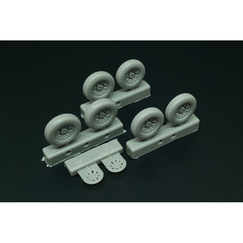 Roues Republice P-47N Thunderbolt (3 types de motifs) (conçues pour être utilisées avec les kits Sword)