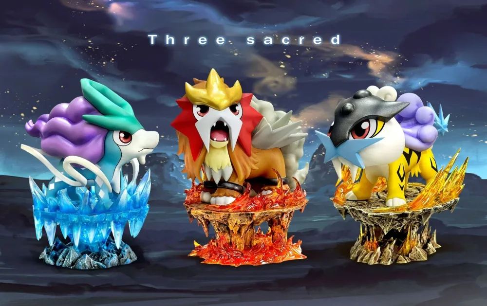 [REMAINING BALANCE] Mini Statue [PPAP] – Entei & Raikou & Suicune