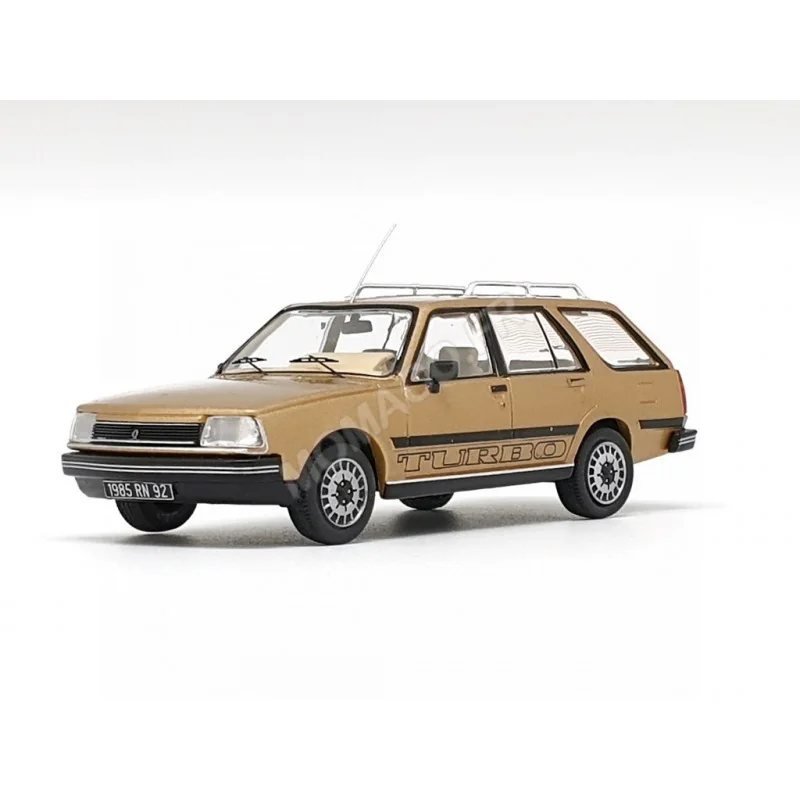 Miniature Renault 18 break turbo d type 2 1985 beige metallise