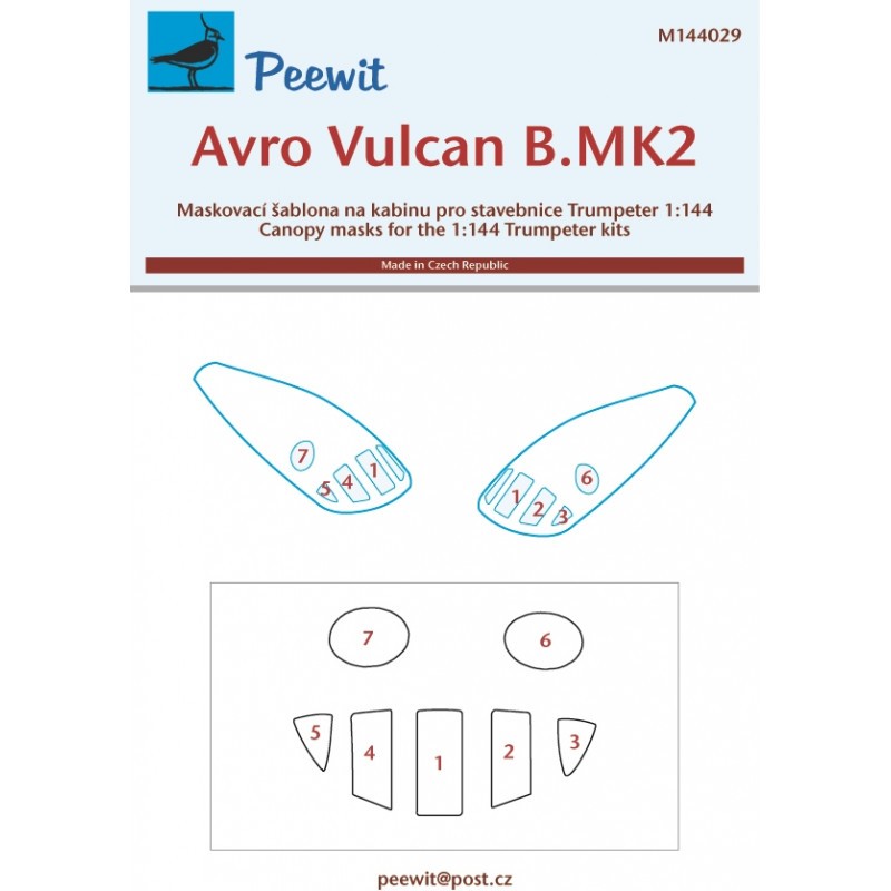 Accessoire Avro Vulcan B.2 (conçu pour être utilisé avec les kits Trumpeter)