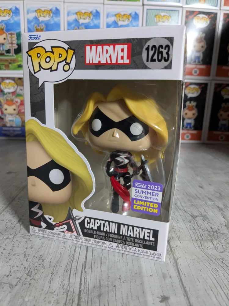 Marvel Comics #1263 – Captain Marvel (SC2023) – Funko Pop!