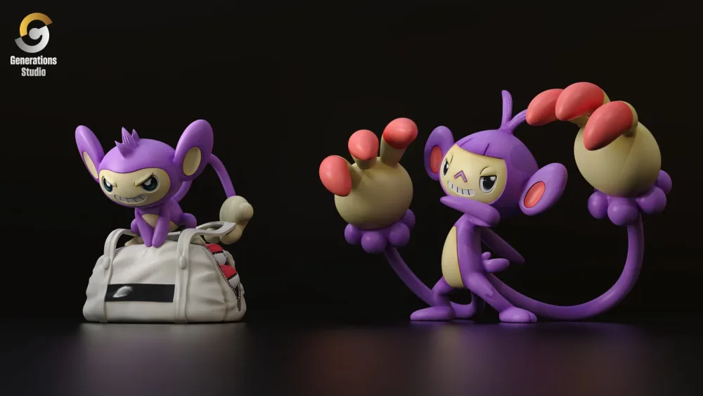 [PREORDER] 1/20 Scale World Figure [GENERATIONS] – Aipom & Ambipom