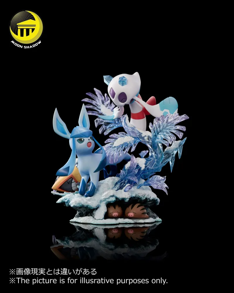 [PREORDER] Mini Statue [MOON SHADOW] – Swinub & Snorunt & Glaceon & Froslass
