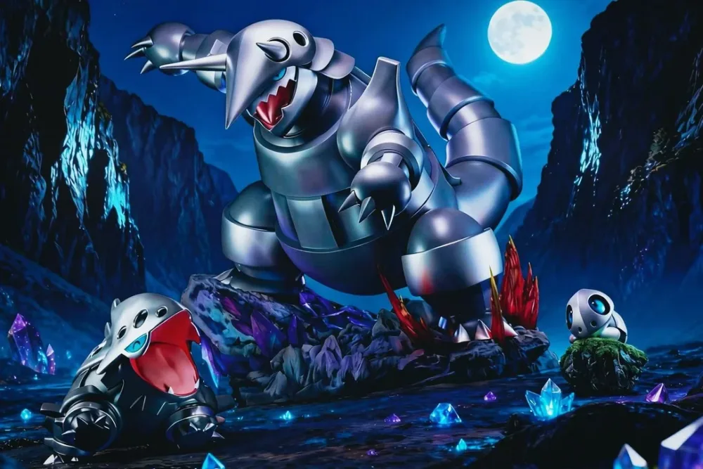 [PREORDER] 1/20 Scale World Figure [PALLET TOWN] – Aron & Lairon & Aggron