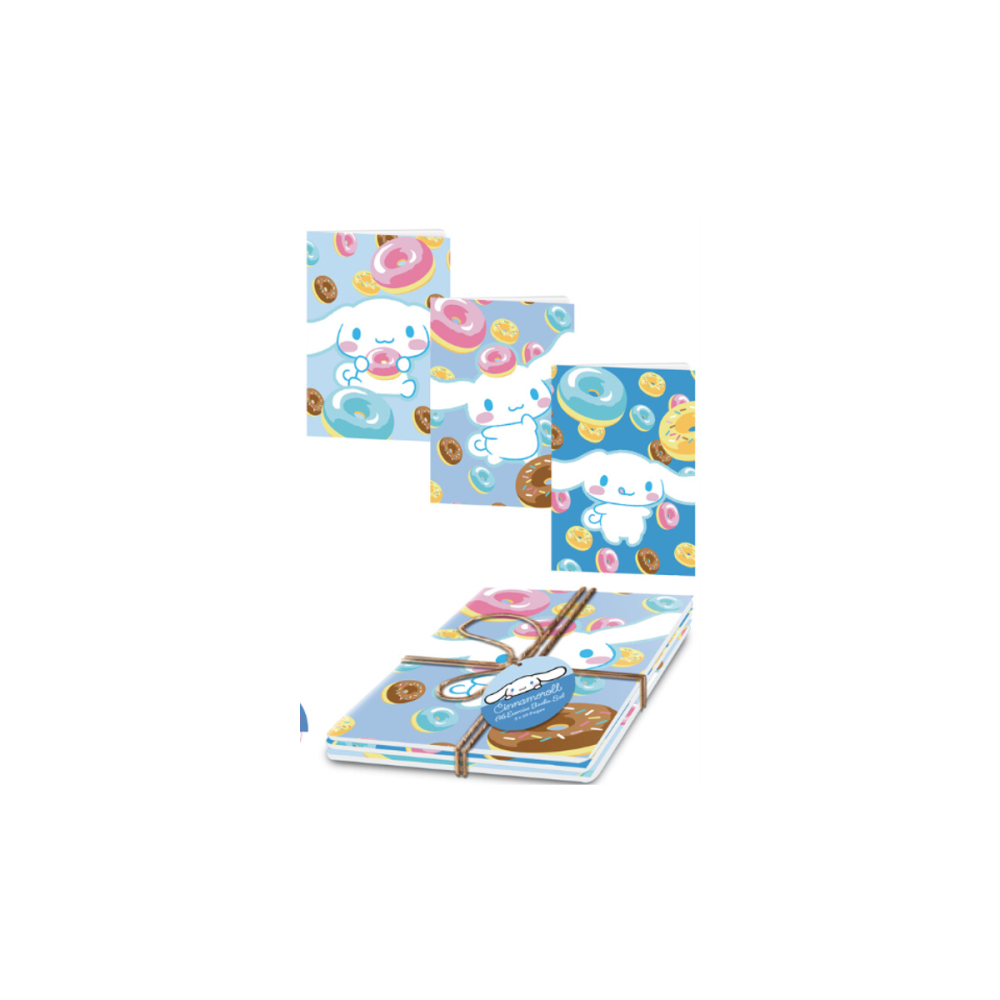 CINNAMOROLL - Set de 3 Livres d'Exercices