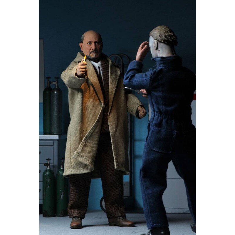 Halloween 2: Le Masque pack 2 figurines Retro Doctor Loomis & Laurie Strode 20 cm