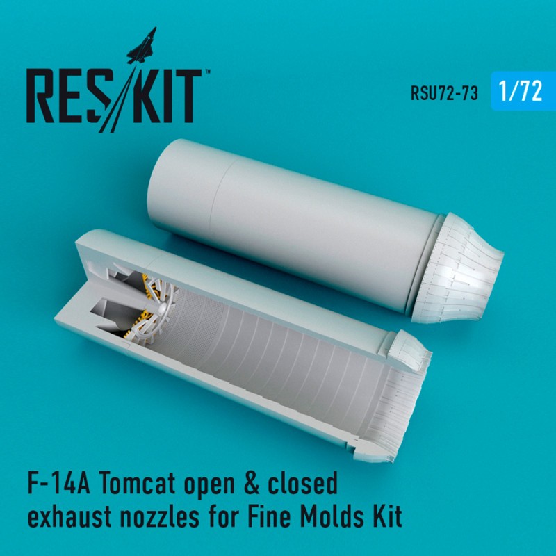 Buses d'échappement ouvertes et fermées Grumman F-14A Tomcat (conçues pour être utilisées avec les kits Fine Moulds)
