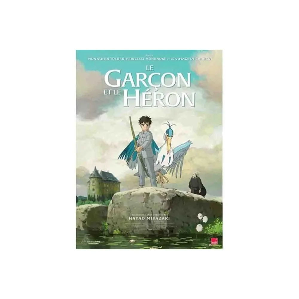 Affiche de Cinéma - Le garçon et le héron