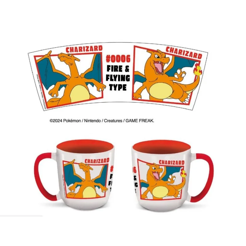 POKEMON - Dracaufeu- Mug Elite Intérieur Coloré - 384ml