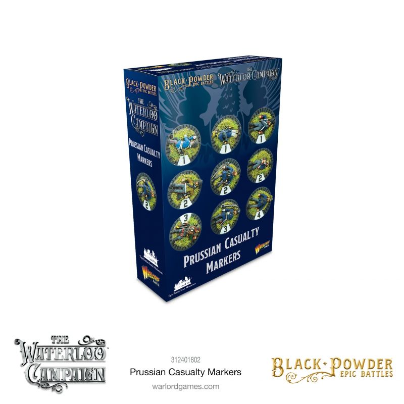 Jeu de figurine Black Powder Epic Battles: Waterloo - Prussian casualty markers (SPLASH!)