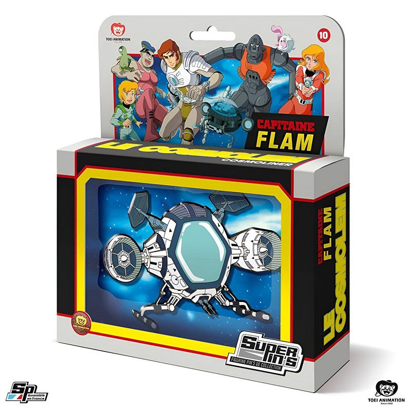 CAPITAINE FLAM – Figurine – Pin's Géant Cosmolem Limited Edition SP-Collections