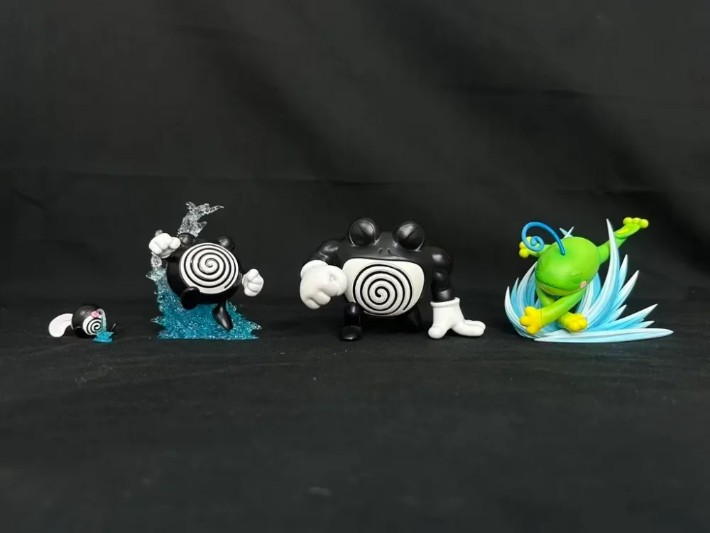 [PREORDER] 1/20 Scale World Figure [KMW] – Poliwag & Poliwhirl & Poliwrath / Politoed