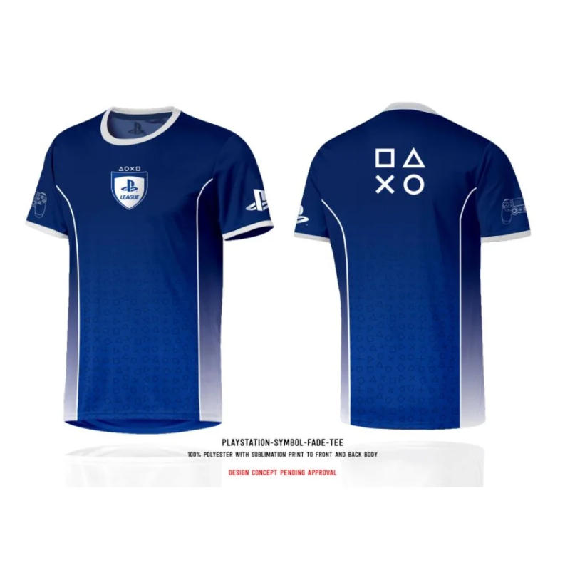 PLAYSTATION - T-Shirt Esport Jersey Playstation Symbol