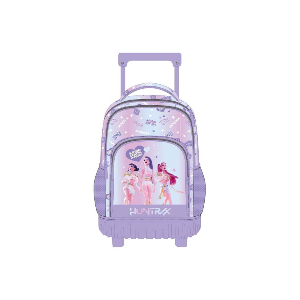 Bagage Kpop Demon Hunters Trolley Sac A Dos 3 Compartiments 43X33X20,5cm