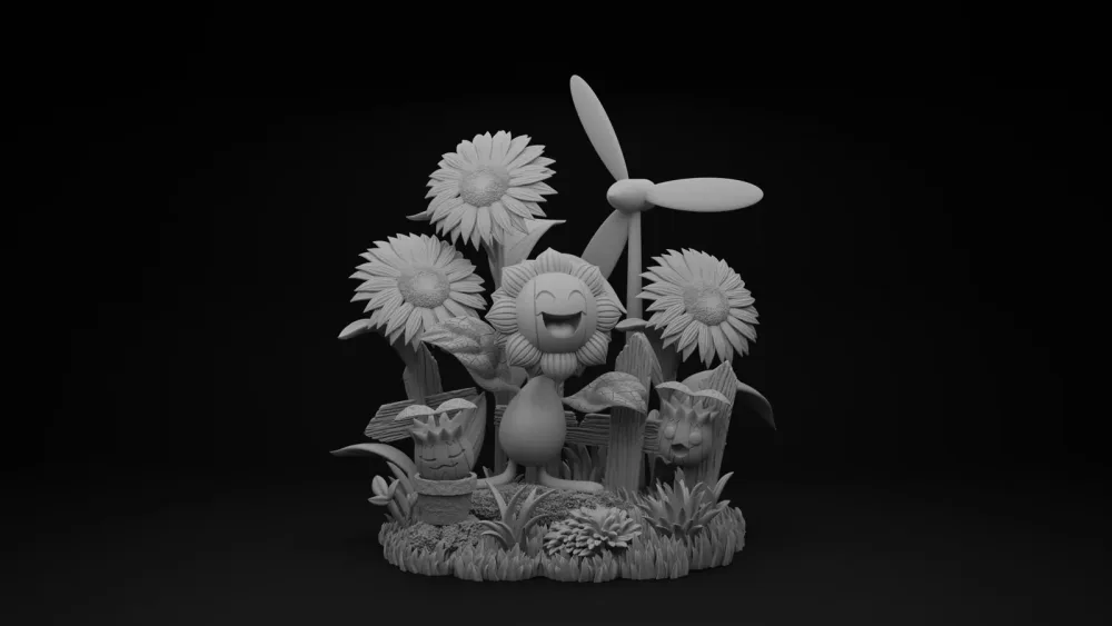 [PREORDER] 1/20 Scale World Figure [DM VIP] – Sunkern & Sunflora