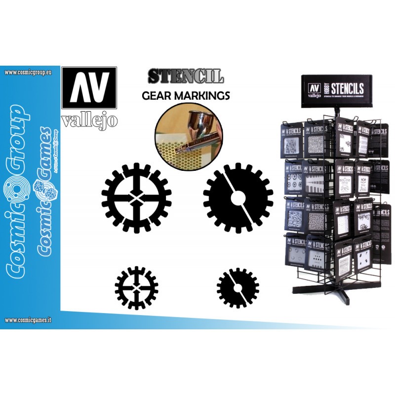 Stencil stsf001 gear markings 125