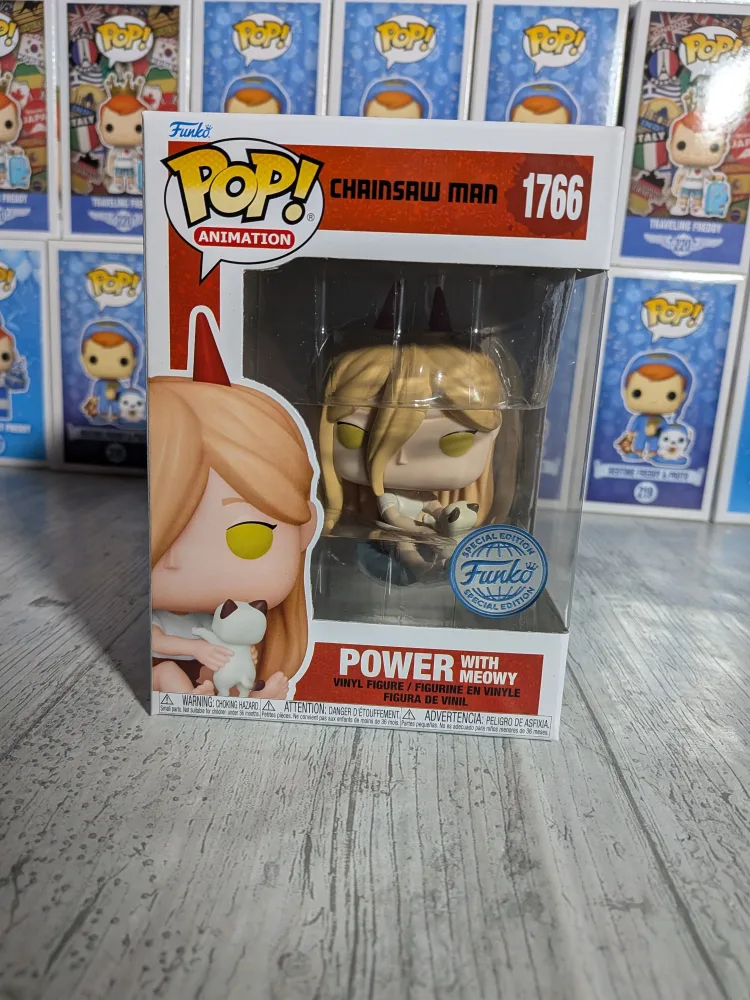 Chainsaw Man #1766 – Power with Meowy – Funko Pop!