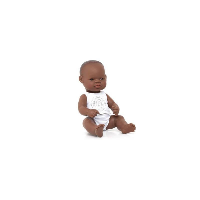 ML Poupées: POUPÉE BÉBÉ FILLE AFRICAINE 32cm