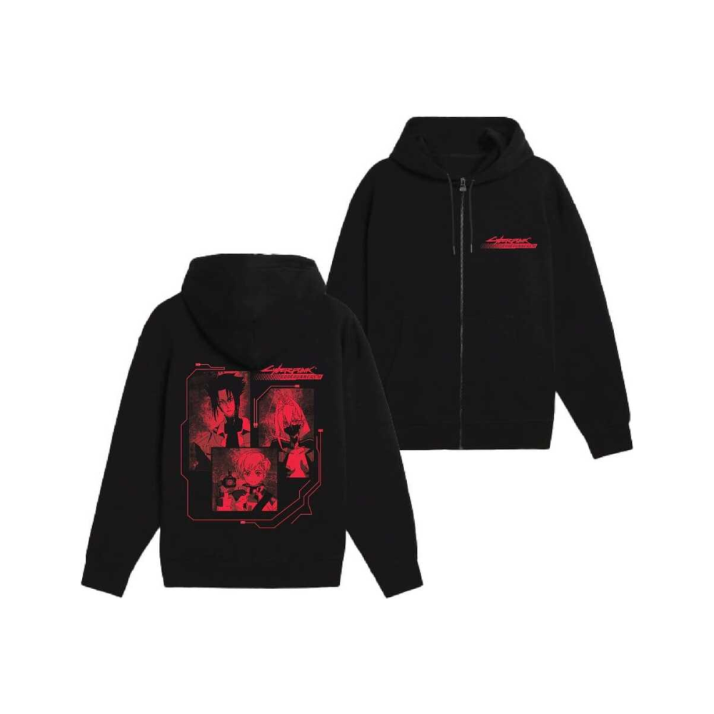 Cyberpunk Edgerunners 2 Zipper Hoodie Key Characters (M)