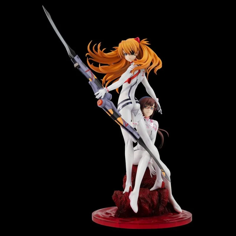 Evangelion: 3.0+1.0 Thrice Upon a Time G.E.M. statuette PVC Shikinami Asuka Langley & Makinami Mari Illustrious 28 cm