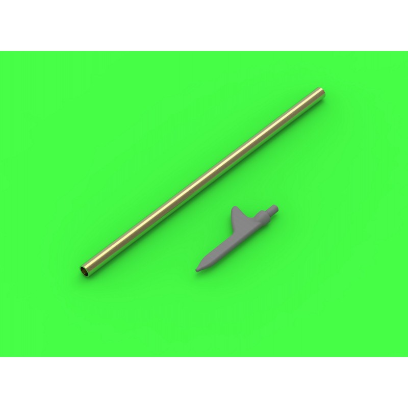 Tube de Pitot US WWII - Sonde de type 'Shark-fin' (1 pc) - utilisé sur Curtiss P-36, Bell P-39, P-40, Republic P-47, Douglas A-3