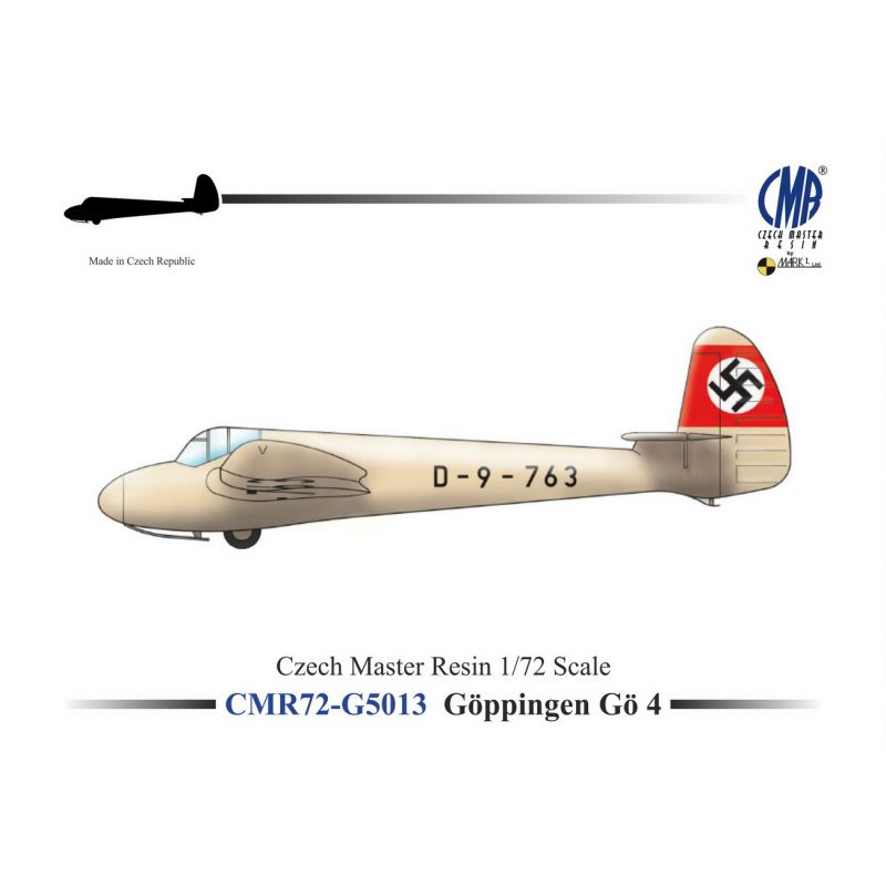 Maquette Goppingen Go-4 avec décalcomanies (planeurs)