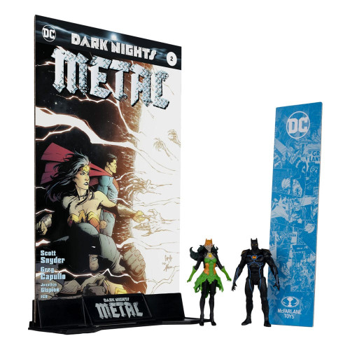 DC Direct Page Punchers pack 2 figurines Batman of Earth-44 & Batman of Earth-11 (Dark Nights: Metal) 8 cm - MCFARLANE