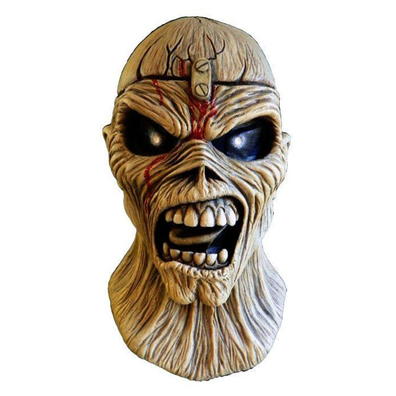 Déguisement Iron Maiden masque latex Piece of Mind