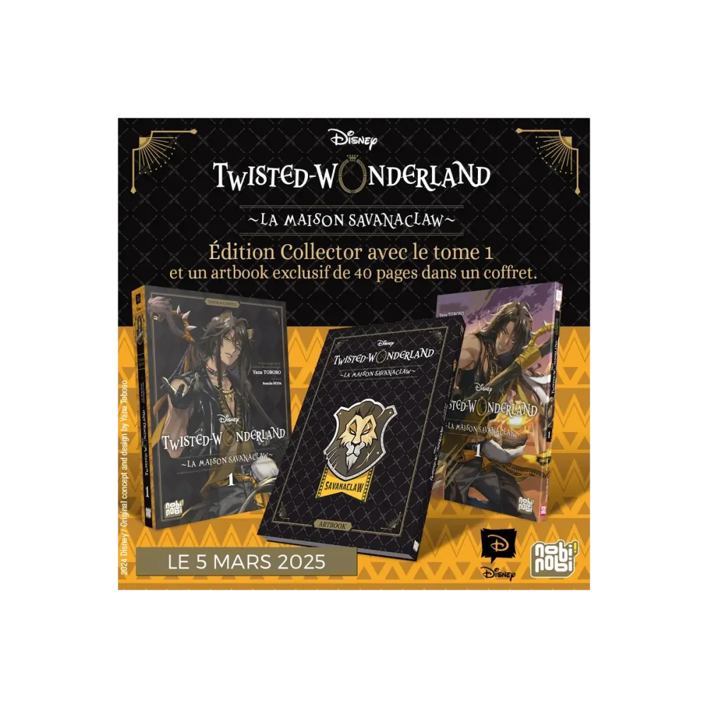 DISNEY TWISTED WONDERLAND - SAVANACLAW - Tome 1 - EDITION COLLECTOR
