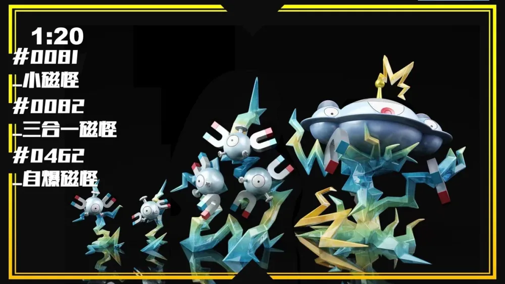 [PREORDER] 1/20 Scale World Figure [SXG] – Magnemite & Magneton & Magnezone