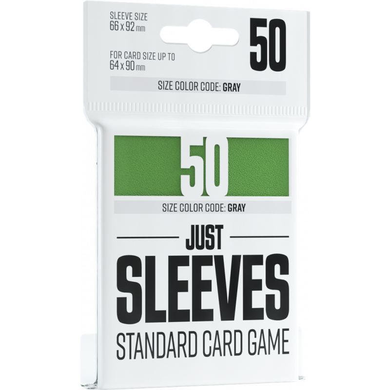 GG : 50 Just Sleeves - Standard Card Game Green