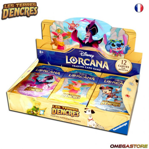 Display 24 Boosters Lorcana Chapitre 3 Les Terres d'Encres *Français*