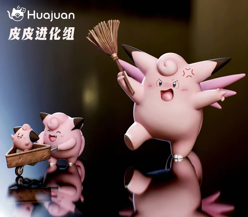 [REMAINING BALANCE] 1/20 Scale World Figure [HJ] – Clefairy & Clefable & Cleffa