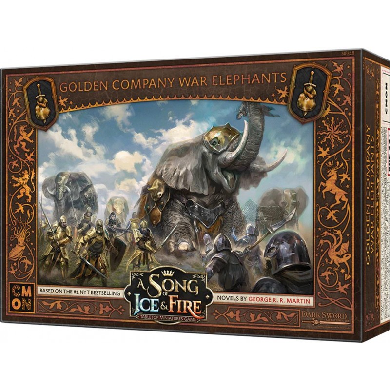 Figurine TdFJdF : Eléphants de la Compagnie Dorée [N20]