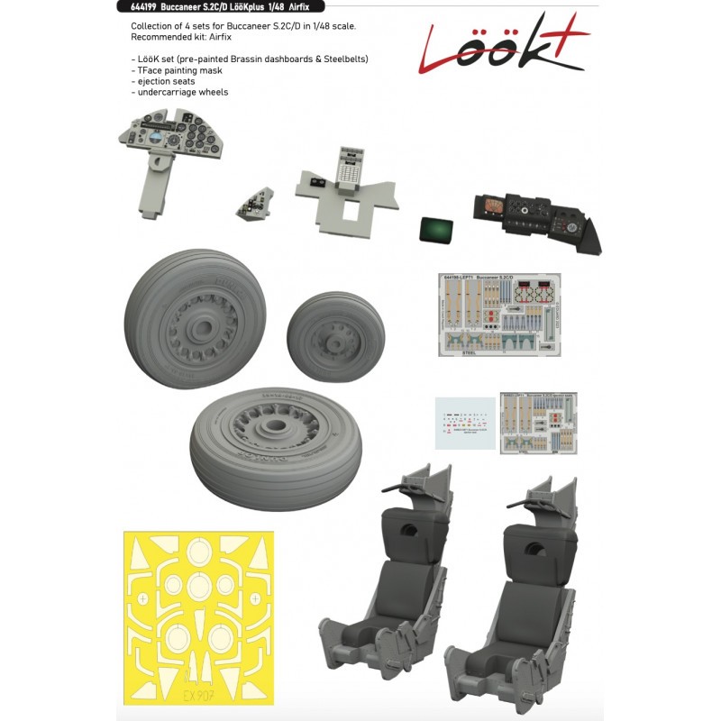 Blackburn Buccaneer S.2C/D LööKplus 1/48 (designed to be used with Airfix kits) MARCH RELEASE EXPECTED TO BE IN STOCK LATE FEBRU