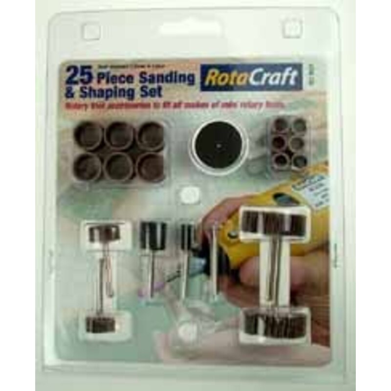Ensemble de 25 pièces pour polir et former. Convient à tous les outils Mini Rotary