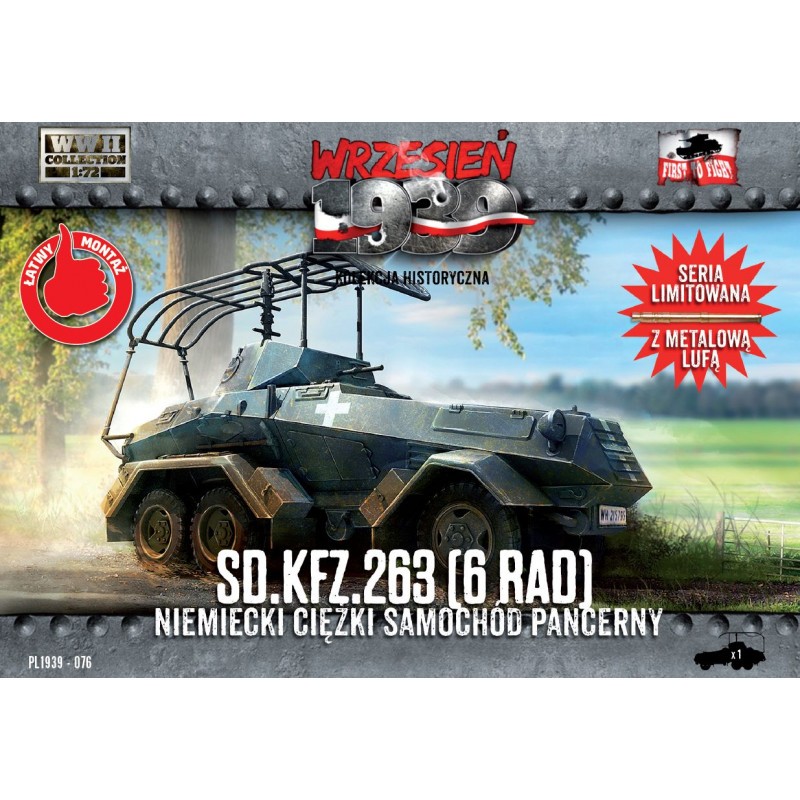Maquette Sd.Kfz.263 6-rad - Voiture blindée lourde allemande