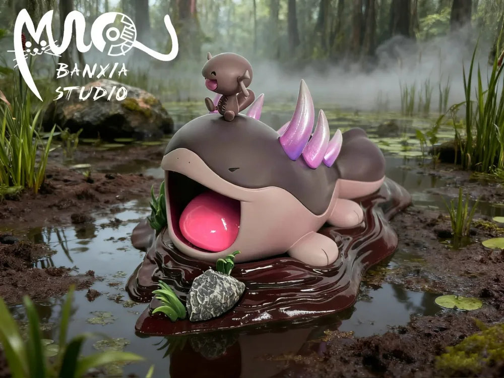 [PREORDER] 1/20 Scale World Figure [BANXIA] – Paldean Wooper & Clodsire