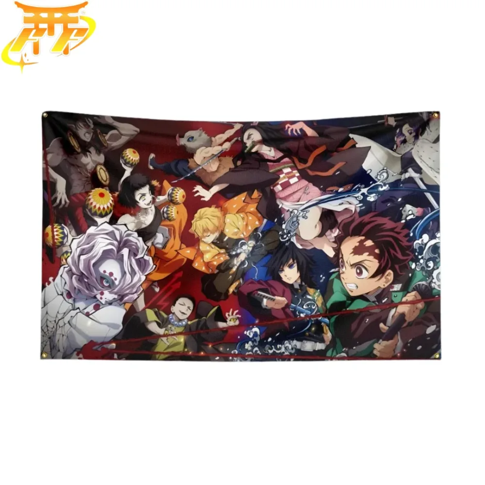 Drapeau Pourfendeurs "Combat Contre Les Démons" – Demon Slayer™