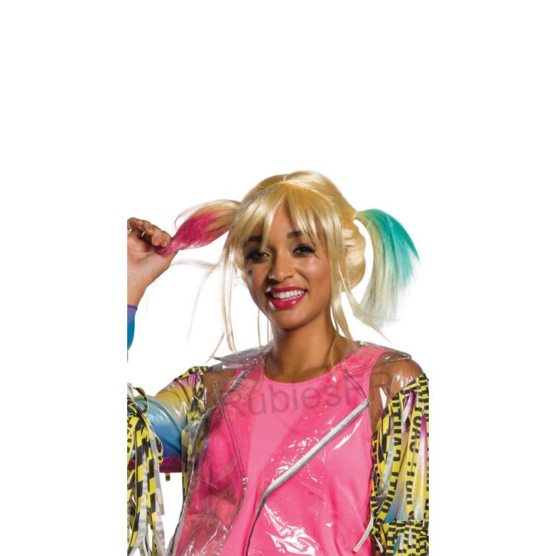 Perruque adulte Harley Quinn Birds of prey