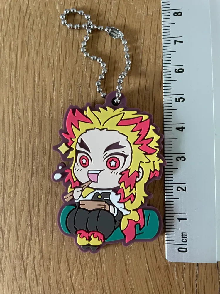 Demon Slayer – Porte-clés – Kyojuro Rengoku Bancho Rubber Mugen Train Banpresto