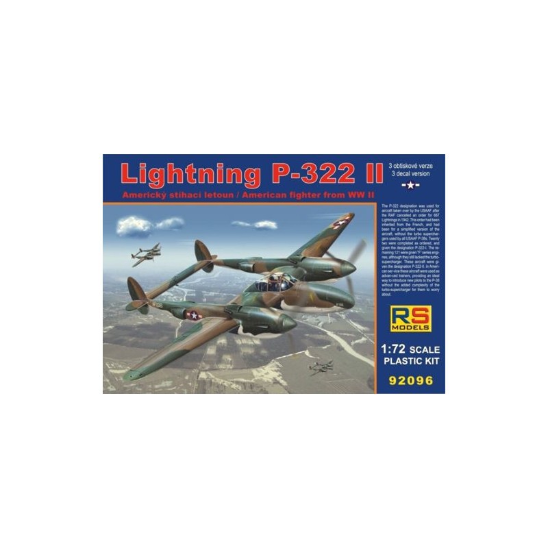 Maquette Lockheed Lightning P-322 II