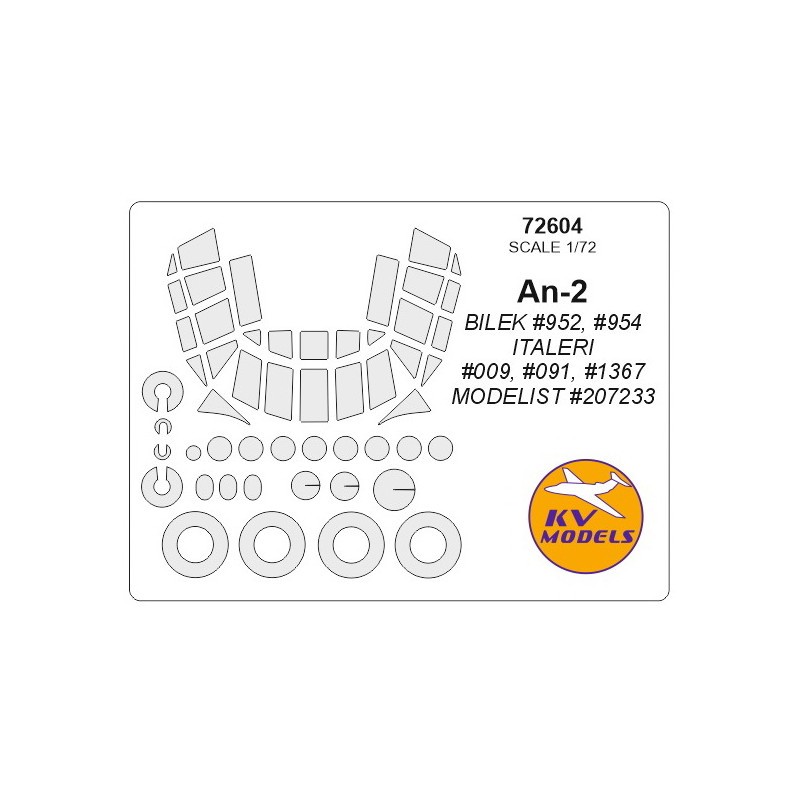 Accessoire Masques Antonov An-2 + roues