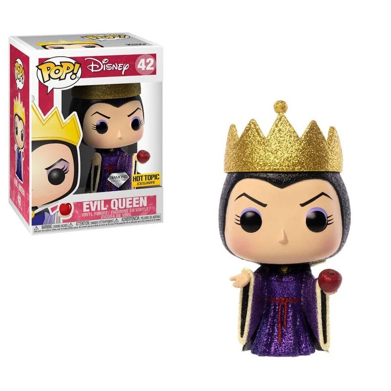 Figurine Pop Blanche Neige et les Sept Nains POP! Vinyl figurine La Reine (Diamond Glitter) 9 cm