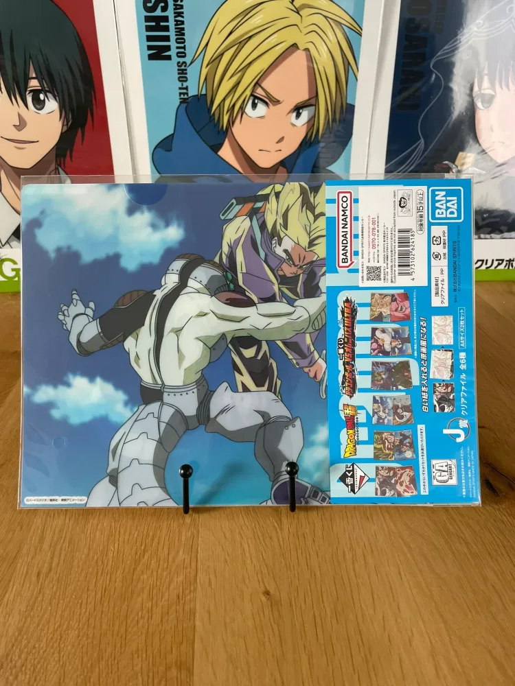 Lot de 2 clear files Son Goku, Future Trunks SSJ, Mecha Freezer Ichiban Kuji VS Omnibus Ultra – Dragon Ball
